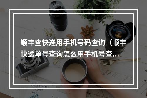 顺丰查快递用手机号码查询（顺丰快递单号查询怎么用手机号查询）