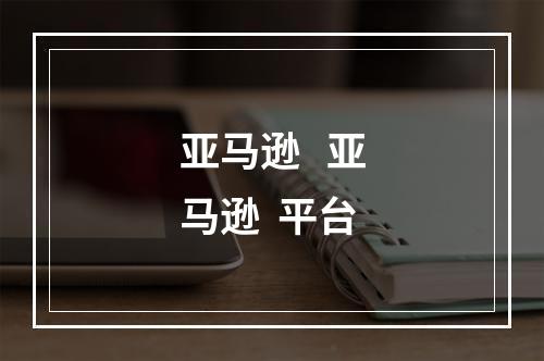 亚马逊   亚马逊  平台