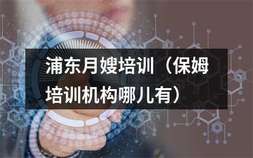 浦东月嫂培训（保姆培训机构哪儿有）