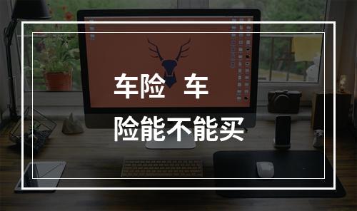 车险   车险能不能买