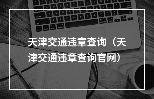 天津交通违章查询（天津交通违章查询官网）