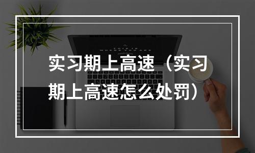 实习期上高速（实习期上高速怎么处罚）