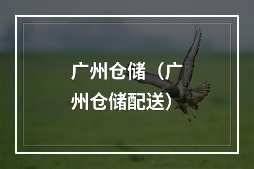 广州仓储（广州仓储配送）