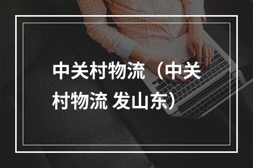 中关村物流（中关村物流 发山东）