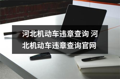河北机动车违章查询 河北机动车违章查询官网