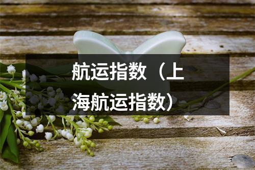 航运指数（上海航运指数）