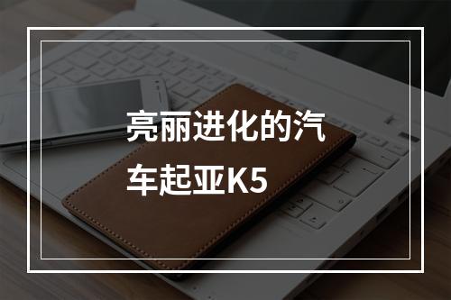 亮丽进化的汽车起亚K5