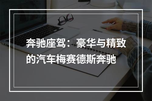 奔驰座驾：豪华与精致的汽车梅赛德斯奔驰
