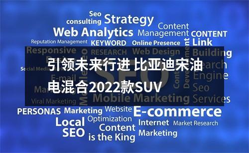 引领未来行进 比亚迪宋油电混合2022款SUV