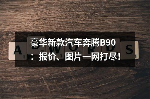 豪华新款汽车奔腾B90：报价、图片一网打尽！