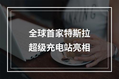 全球首家特斯拉超级充电站亮相