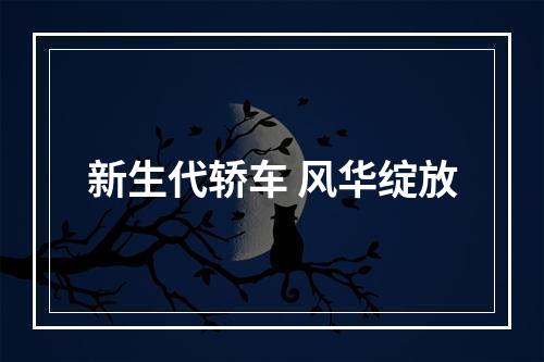 新生代轿车 风华绽放