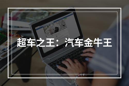 超车之王：汽车金牛王