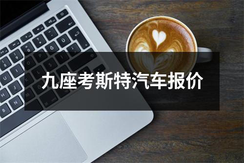 九座考斯特汽车报价