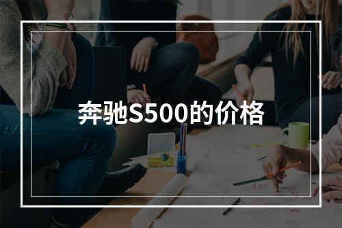 奔驰S500的价格