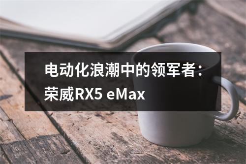 电动化浪潮中的领军者：荣威RX5 eMax