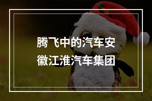 腾飞中的汽车安徽江淮汽车集团