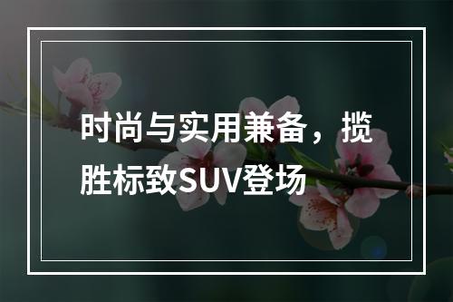 时尚与实用兼备，揽胜标致SUV登场