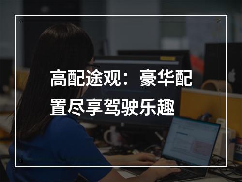 高配途观：豪华配置尽享驾驶乐趣