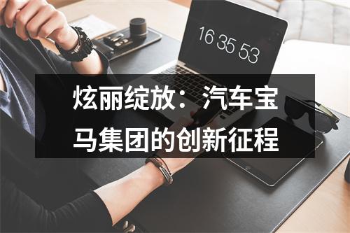 炫丽绽放：汽车宝马集团的创新征程