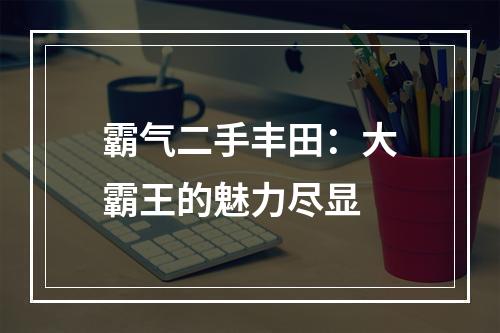 霸气二手丰田：大霸王的魅力尽显