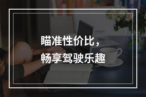 瞄准性价比，畅享驾驶乐趣
