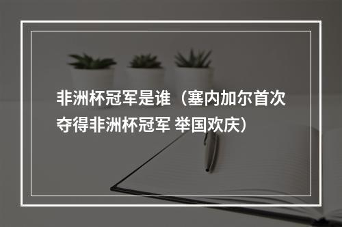 非洲杯冠军是谁（塞内加尔首次夺得非洲杯冠军 举国欢庆）