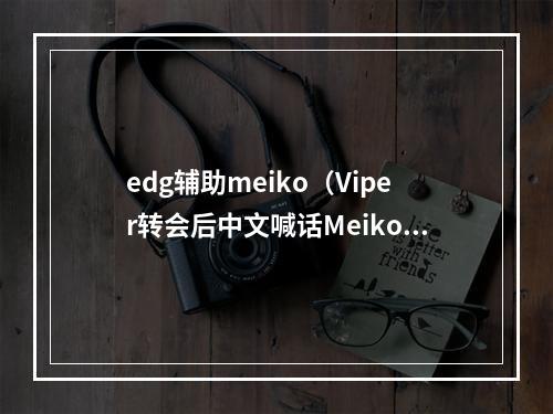 edg辅助meiko（Viper转会后中文喊话Meiko引泪目我觉得你是最猛的辅助）