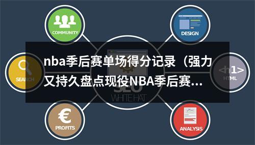nba季后赛单场得分记录（强力又持久盘点现役NBA季后赛总得分榜现役第一也是历史第一）