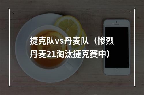 捷克队vs丹麦队（惨烈丹麦21淘汰捷克赛中）