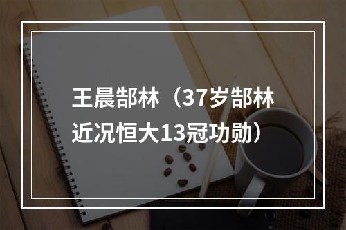 王晨郜林（37岁郜林近况恒大13冠功勋）