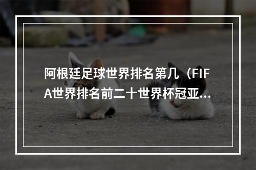 阿根廷足球世界排名第几（FIFA世界排名前二十世界杯冠亚军阿根廷法国前二）