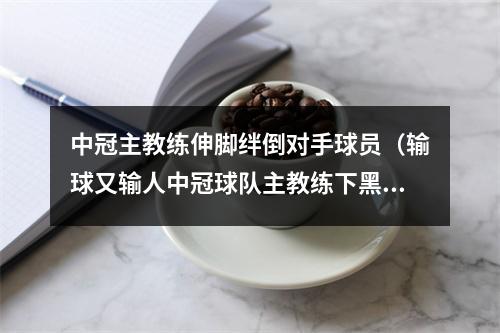 中冠主教练伸脚绊倒对手球员（输球又输人中冠球队主教练下黑脚绊倒对方快攻球员）