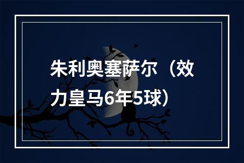 朱利奥塞萨尔（效力皇马6年5球）