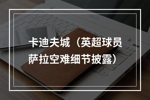 卡迪夫城（英超球员萨拉空难细节披露）