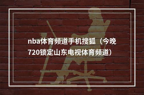 nba体育频道手机搜狐（今晚720锁定山东电视体育频道）