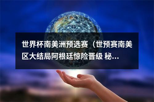 世界杯南美洲预选赛（世预赛南美区大结局阿根廷惊险晋级 秘鲁打附加赛 智利遭淘汰）