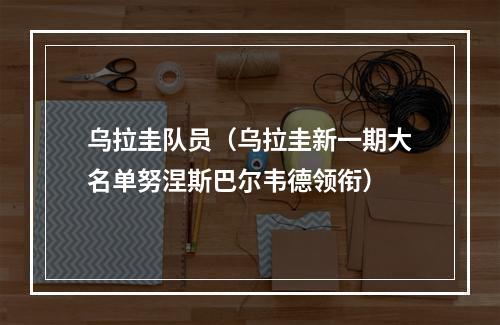 乌拉圭队员（乌拉圭新一期大名单努涅斯巴尔韦德领衔）
