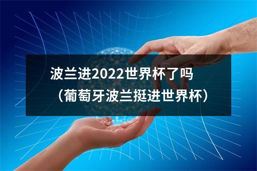 波兰进2022世界杯了吗（葡萄牙波兰挺进世界杯）