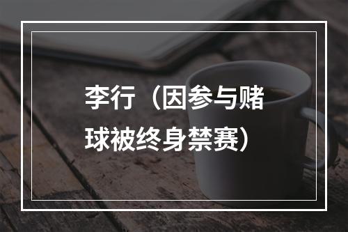 李行（因参与赌球被终身禁赛）