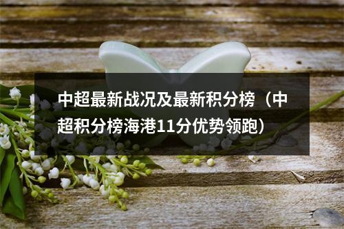 中超最新战况及最新积分榜（中超积分榜海港11分优势领跑）