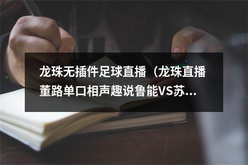 龙珠无插件足球直播（龙珠直播 董路单口相声趣说鲁能VS苏宁）