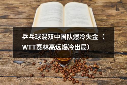 乒乓球混双中国队爆冷失金（WTT赛林高远爆冷出局）