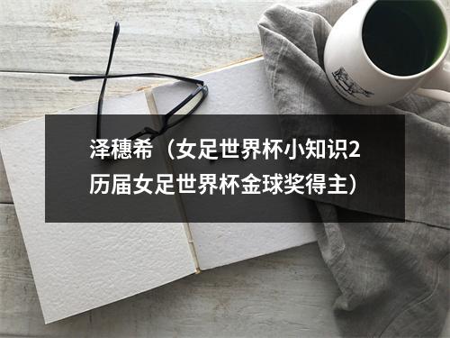 泽穗希（女足世界杯小知识2历届女足世界杯金球奖得主）