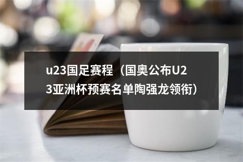 u23国足赛程（国奥公布U23亚洲杯预赛名单陶强龙领衔）