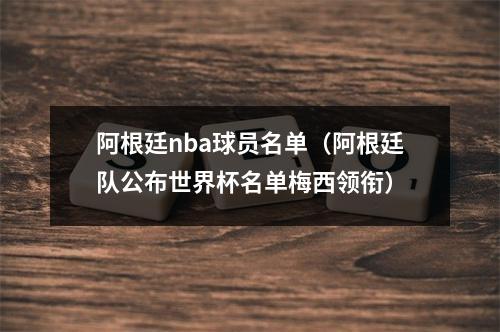 阿根廷nba球员名单（阿根廷队公布世界杯名单梅西领衔）