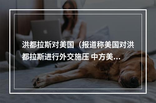 洪都拉斯对美国（报道称美国对洪都拉斯进行外交施压 中方美国应摒弃过时的门罗主义思维）