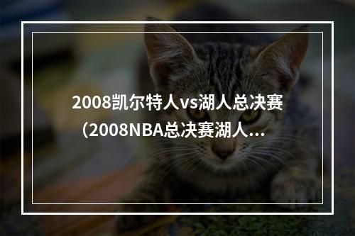 2008凯尔特人vs湖人总决赛（2008NBA总决赛湖人24凯尔特人科比和加索尔比赛个人数据）