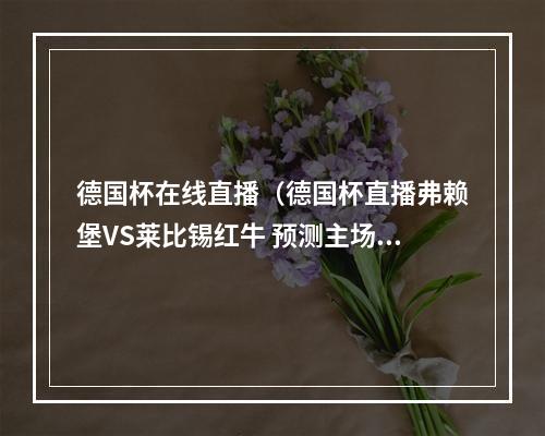 德国杯在线直播（德国杯直播弗赖堡VS莱比锡红牛 预测主场沦陷在即）