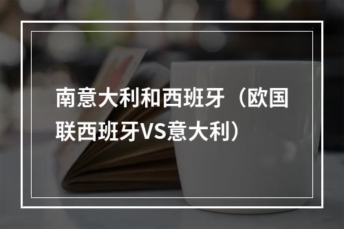 南意大利和西班牙（欧国联西班牙VS意大利）